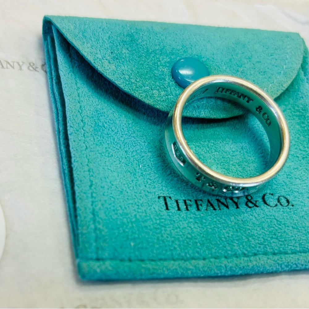 Men’s Tiffany & Co 1837 Concave Band, Size 13, Excellent Condition
